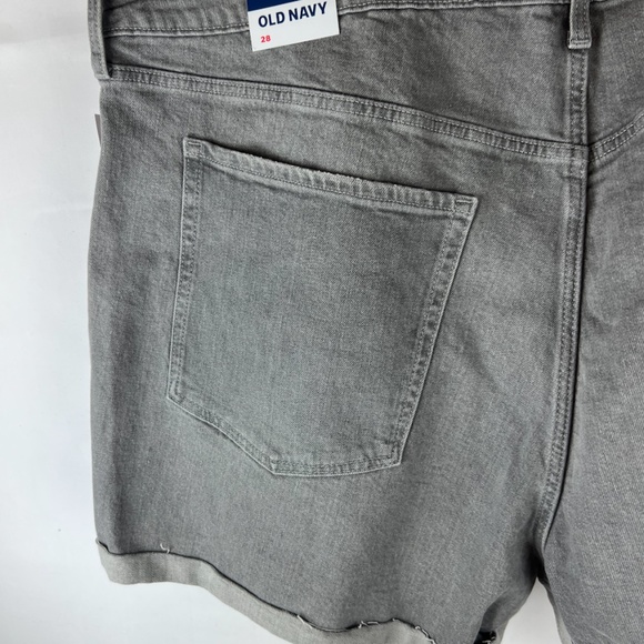 NWT: old navy High-Waisted O.G. Gray Cut-Off Jean Shorts (28) $40 - Picture 12 of 15